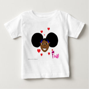 T-shirt Pour Bébé Coeurs d'amour de Fino