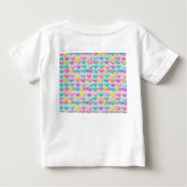 T-SHIRT POUR BÉBÉ " COEURS DE CANDY " (Dos)