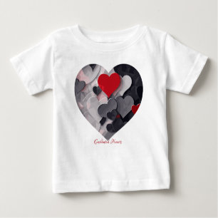T-shirt Pour Bébé Coeurs enchantés