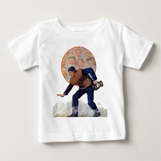 T-shirt Pour Bébé Coffre-fort au plat (Devant)