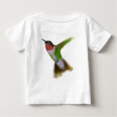 T-shirt Pour Bébé Colibri de vol (Dos)