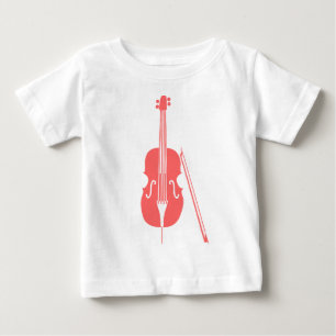 T-shirt Pour Bébé Colle - rose tropicale