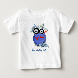T-shirt Pour Bébé Collection Bleue Mignonne de Petits Mecs Personnal