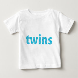 T-shirt Pour Bébé COLLECTION de JUMEAUX - garçons {aqua}