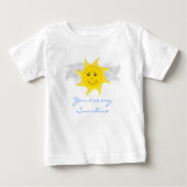 T-shirt Pour Bébé Collection de soleil (Devant)