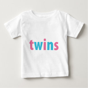 T-shirt Pour Bébé COLLECTION DE VINS - mélange {aqua + rose}