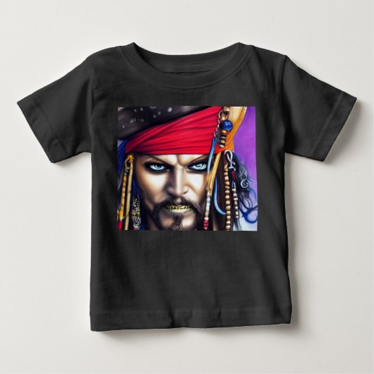 T-shirt Pour Bébé Collection Pirate (Devant)