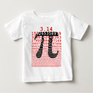 T-shirt Pour Bébé Colonnes d'origine numéro pi jour symbole mathémat