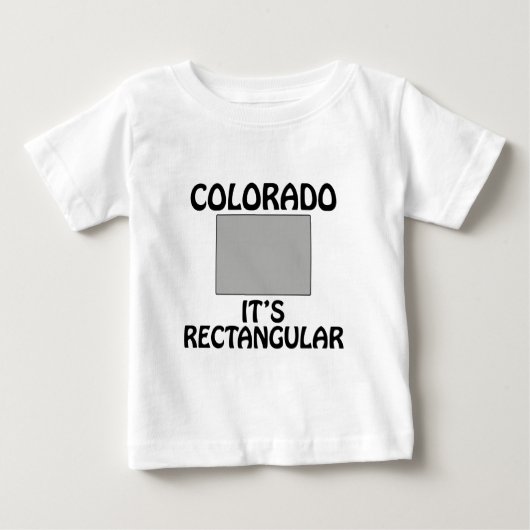 T-shirt Pour Bébé Colorado - C'est Rectangulaire (Devant)