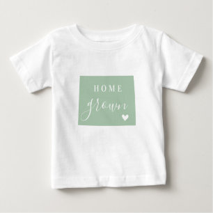 T-shirt Pour Bébé Colorado Maison Cultivée   Carte d'état des couleu