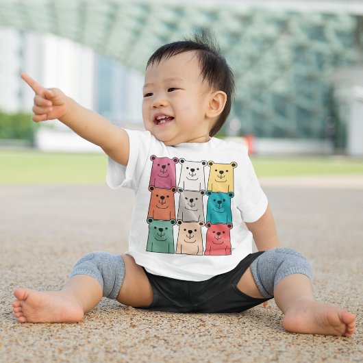T-shirt Pour Bébé Colorful