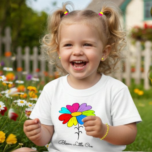 T-shirt Pour Bébé Colorful flower