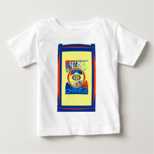 T-shirt Pour Bébé Colorful USA Change : Un design festif