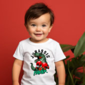 T-shirt Pour Bébé Combattant de boxe Jurassique T-Rex Garçon 