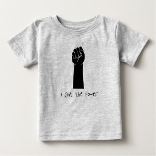 T-shirt Pour Bébé COMBATTEZ LA PUISSANCE (les enfants)