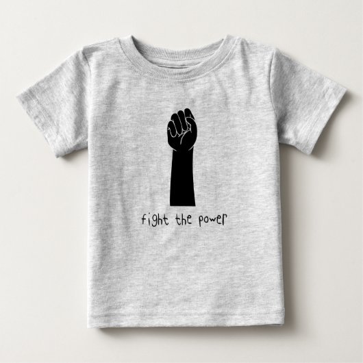 T-shirt Pour Bébé COMBATTEZ LA PUISSANCE (les enfants) (Devant)