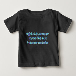 T-shirt Pour Bébé Combattre le cancer de la peau, passer le Casquett