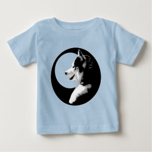 T-shirt Pour Bébé Combinaison bébé Husky Cadeaux bébé chien de traîn