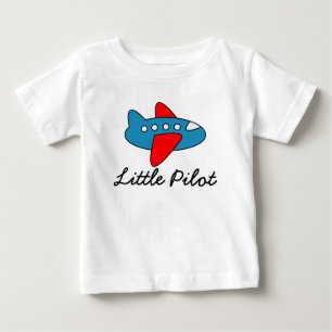 T-shirt Pour Bébé Combinaison bébé petit pilote avec dessin animé d'