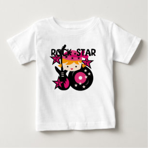 T-shirt Pour Bébé Combinaison bébé tutu fille blond star du rock