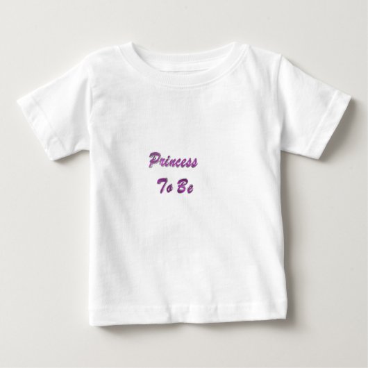 T-shirt Pour Bébé Combinaison tutu de princesse à devenir (Devant)