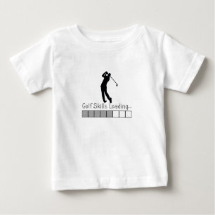 T-shirt Pour Bébé Compétences de golf chargement Golf mignon, futur 