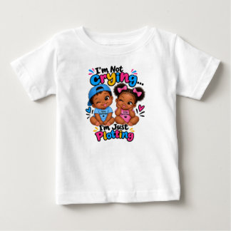T-shirt Pour Bébé Complotant un peu de malice