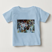 T-shirt Pour Bébé Composition abstraite de Kandinsky VI (Devant)
