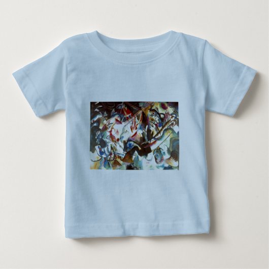 T-shirt Pour Bébé Composition abstraite VI de Kandinsky (Devant)