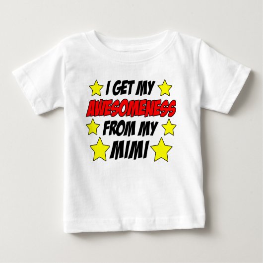 T-shirt Pour Bébé Compréhension De Mimi (Devant)