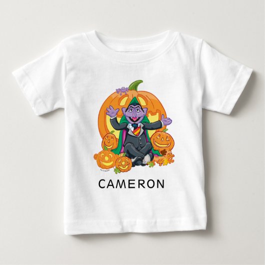 T-shirt Pour Bébé Comte von Count | Citrouilles d'Halloween (Devant)