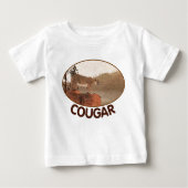 T-shirt Pour Bébé Concentration - Cougar (Devant)