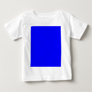 T-shirt Pour Bébé Concepteur Customisé couleur bleue