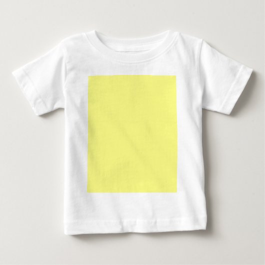 T-shirt Pour Bébé Concepteur Customisé couleur jaune (Devant)