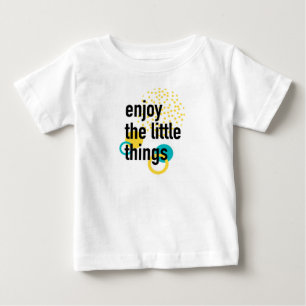 T-shirt Pour Bébé Conception amusante et heureuse de Profitez des pe