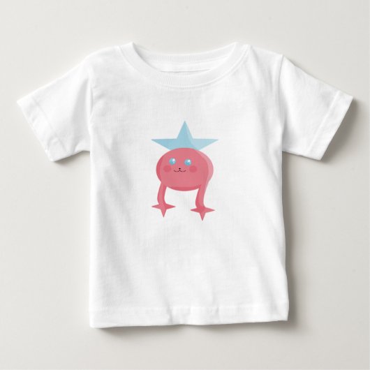 T-shirt Pour Bébé Conception artistique pour enfants mignonne rose b (Devant)