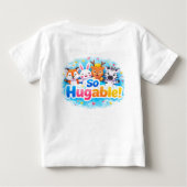 T-shirt Pour Bébé Conception d'animaux de plage mignons (Dos)