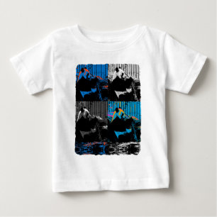 T-shirt Pour Bébé Conception d'art moderne multi-panneaux d'ours Pan