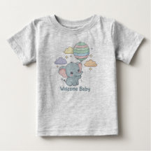 Conception de bébé éléphant de bienvenue