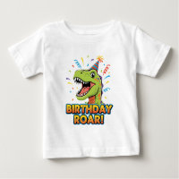 Conception de fête d'anniversaire de dinosaure mig