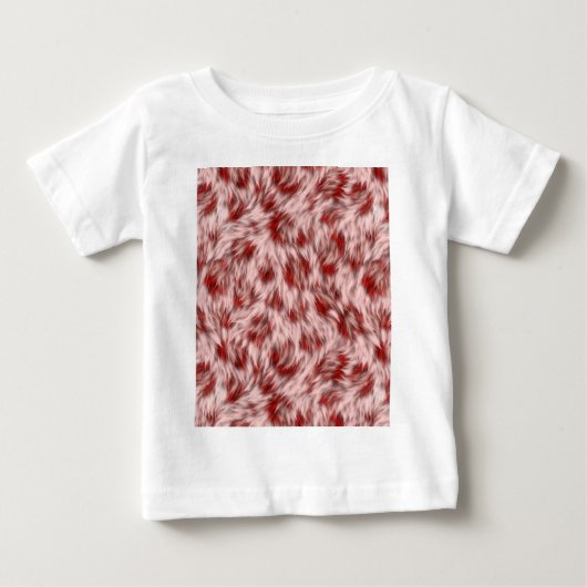 T-shirt Pour Bébé Conception de fourrure texturée Brown-19797 (Devant)