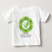 T-shirt Pour Bébé Conception de la Saint Patrick (Devant)