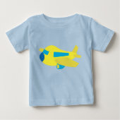 T-shirt Pour Bébé Conception de l'avion (Devant)