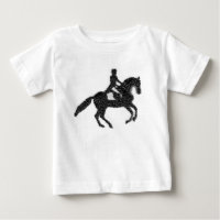 Conception de mosaïque de cheval et de cavalier de