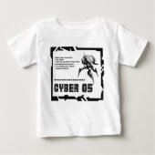 T-shirt Pour Bébé Conception de robots Cyber 05 Mwch (Devant)