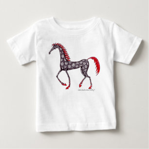 T-shirt Pour Bébé Conception de T-shirt de bébé de dessin d'encre