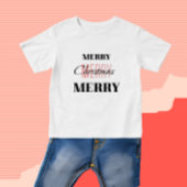 T-shirt Pour Bébé Conception de texte pour Chritsmas
