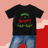T-shirt Pour Bébé Conception de texte pour Noël