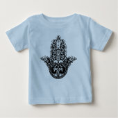 T-shirt Pour Bébé Conception décorative de Hamsa (Devant)