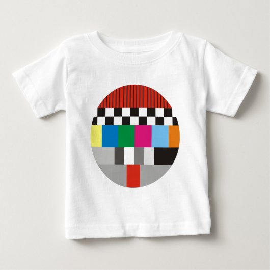 T-shirt Pour Bébé Conception du Motif de test (Devant)